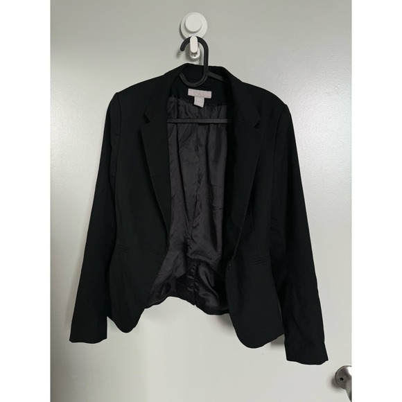 H&M EUC Slim Fitted Blazer Black Size XS Single Breasted - Picture 7 of 11